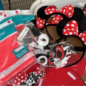 Polka Dot Minnie Mouse Ears Headband